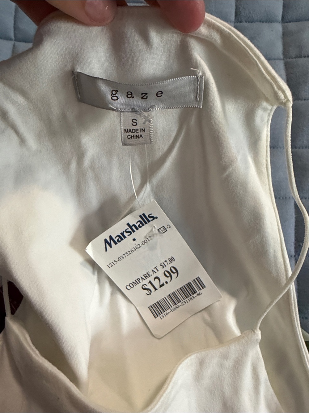 Glaze White Spaghetti Strap Camisole Top - Picture 3 of 3